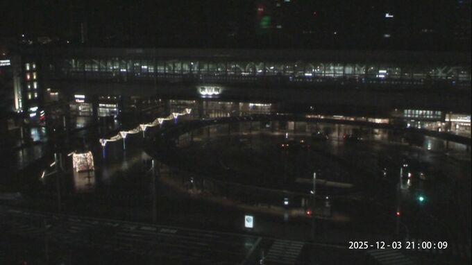 富山で初雪…去年より5日早く観測　4日朝までに多いところで平野部10cm、山間部35cmの積雪予想　車の運転などに注意を【雨と雪のシミュレーション】　|　富山のニュース｜天気・防災｜チューリップテレビ