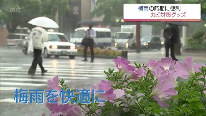 梅雨を快適に過ごすために　「カビ対策」の便利グッズ　|　MRTニュース ｜ ＭＲＴ宮崎放送