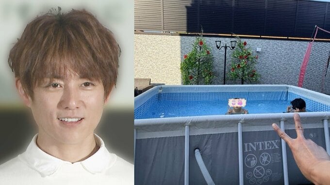 【 杉浦太陽 】5月中旬に早くも『自宅プール開き』を報告　今年初の真夏日に「組み立てるのに汗だく」|TBS NEWS DIG