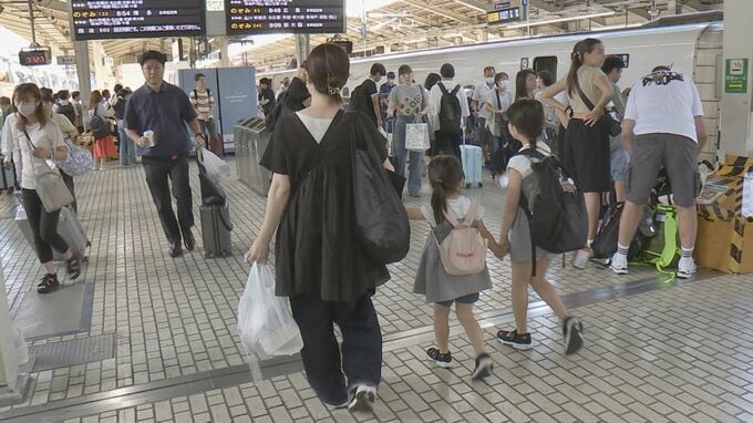 お盆期間の東海道新幹線は2年連続で利用過去最多　東北方面も新幹線は好調　インバウンドなど観光需要全体が強く影響か|TBS NEWS DIG