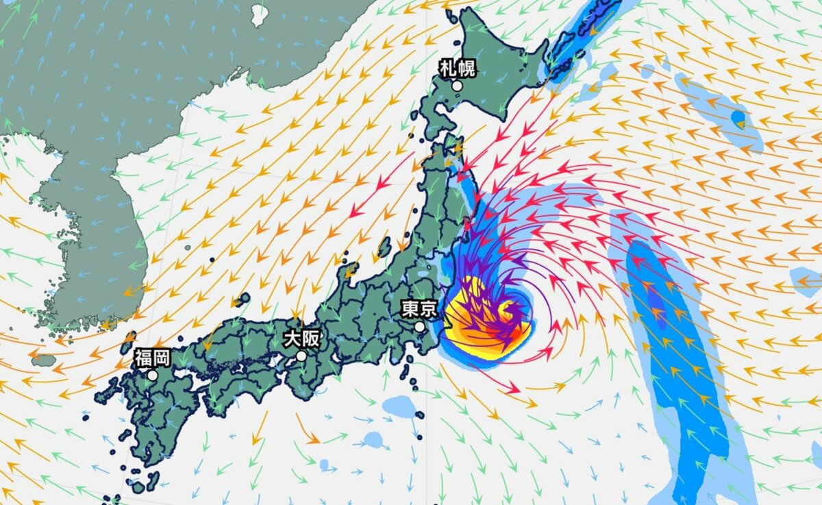 【台風情報】台風15号関東上陸へ　列島横断の進路予想　大雨・強風に警戒【雨・風シミュレーション16日まで】気象庁