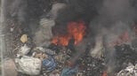 32時間後に鎮火　産業廃棄物の集積場で発生の火災　けが人なし　福岡・岡垣町|TBS NEWS DIG