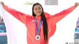 15歳の開心那「悔しい気持ちもある」スケボー女子パークで2大会連続銀メダルも頂点に1歩届かず、ロス五輪へも意欲【パリ五輪】|TBS NEWS DIG