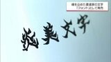 100日で8000字を書き上げた情熱 宮崎の女性書道家が手掛けたフォント「炎美文字」 | MRTニュース | MRT宮崎放送