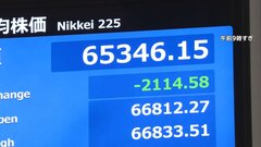 日経平均一時2100円超の値下がり　中東情勢の先行き不透明感が株価の重しに| TBS CROSS DIG with Bloomberg