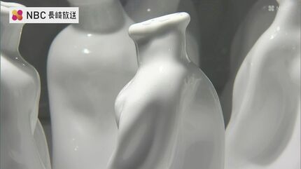 祈りの花瓶展 被爆3世の女性が制作 原爆の熱線で変形した瓶がモチーフ