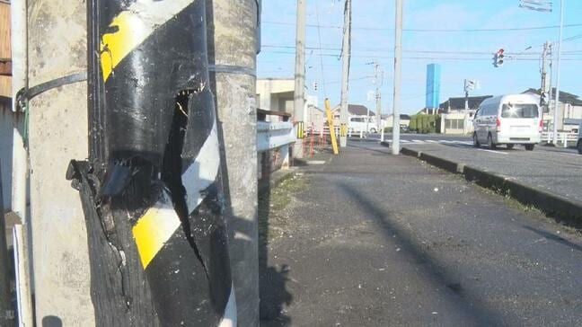 【身元判明】未明の交差点で信号柱に衝突【現場写真】死亡した女性は33歳会社員と判明　富山・高岡市|TBS NEWS DIG