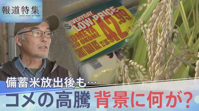 備蓄米放出後も…コメ高騰、農家が抱く危機感「農家数が減少、農村守る政策を」 卸売業者「JA全農が用意できないという話」【報道特集】|TBS NEWS DIG