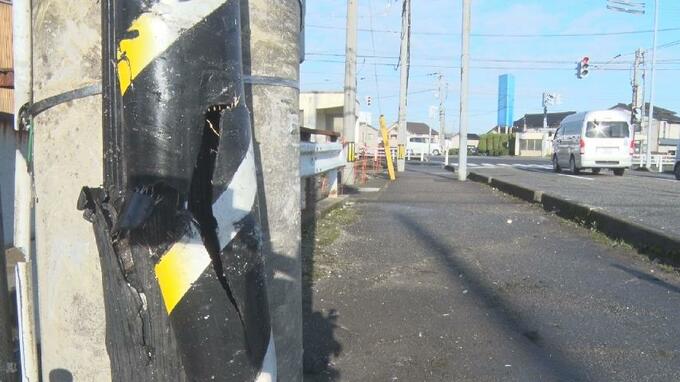 【身元判明】未明の交差点で信号柱に衝突【現場写真】死亡した女性は33歳会社員と判明　富山・高岡市　|　富山のニュース｜天気・防災｜チューリップテレビ