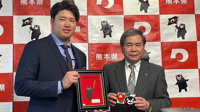 史上最年少三冠王 ヤクルトスワローズ  村上宗隆 選手に『県民栄誉賞』　|　熊本のニュース｜RKK NEWS｜RKK熊本放送