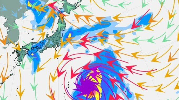 【台風情報】大型で非常に強い台風27号　925 hPa　最大瞬間風速は70 m/s　 6日にかけ小笠原近海を北上する見込み　【進路予想・雨と風のシミュレーション】　|　山梨のニュース | ＵＴＹテレビ山梨