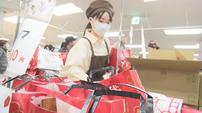 開店前から長蛇の列〝福袋〟争奪戦も…デパート「初売り」大盛況！　|　BSSニュース | BSS山陰放送