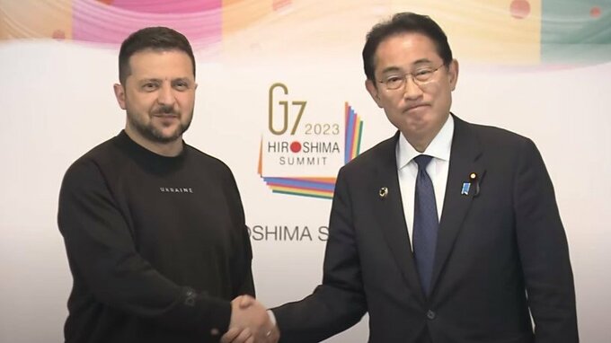 【速報】岸田総理とゼレンスキー大統領の首脳会談はじまる　平和公園　|　RCC NEWS | 広島ニュース | RCC中国放送