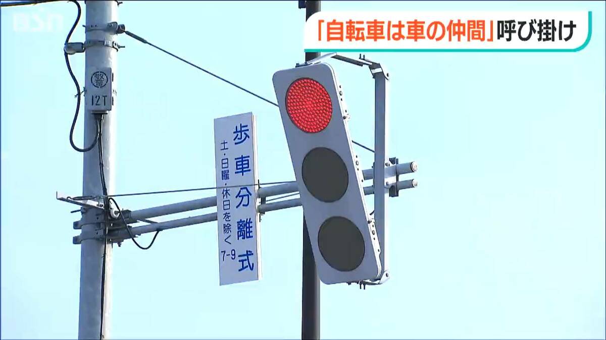 歩 車 分離 式 信号 自転車