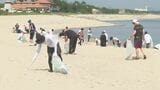 〝海開き〟を前に、ビーチをキレイに！…１２０人が清掃活動　鳥取県米子市　|　BSSニュース | BSS山陰放送