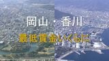 岡山・香川の最低賃金 いずれも1000円を超える見通し 岡山は65円引き上げ「1047円」に 香川は66円引き上げ「1036円」に | 岡山・香川のニュース | 天気 | RSK山陽放送