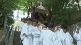「ワッショイ、ワッショイ」伊豆山神社で例大祭 神輿の”お下り” 威勢よく 土石流災害から5年 復興へ賑わい徐々に戻る＝静岡・熱海市　|　静岡のニュース | SBSNEWS | 静岡放送