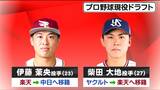 【速報】現役ドラフトで楽天はヤクルト・柴田大地投手を獲得 楽天・伊藤茉央投手がドラゴンズへ | 宮城のニュース│tbc NEWS│tbc東北放送