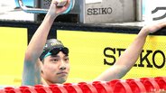アジア大会代表の村佐達也、フリーリレーで男子100m自由形の日本新記録樹立 ！「止まっている暇はない」【競泳・インカレ】|TBS NEWS DIG