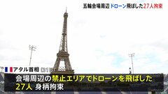 パリオリンピック会場周辺で“ドローン”飛ばした27人が拘束 フランス空軍はリアルタイムで警戒| TBS CROSS DIG with Bloomberg