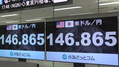 円相場1ドル＝146円台　約4か月半ぶりの円高・ドル安水準| TBS CROSS DIG with Bloomberg