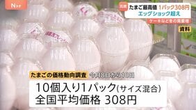 たまご平均価格1パック308円 過去最高値を更新 エッグショック超える|TBS NEWS DIG