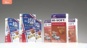 森永がロングセラーのキャラメル「ハイソフト」などを一時販売休止…中東情勢で「一部原材料の調達が困難」|TBS NEWS DIG