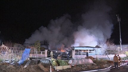 火車 住宅が燃えている」国道4号沿いで住宅火災 宮城・富谷市 | TBS NEWS