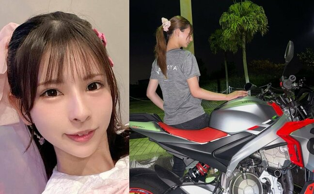 【 葉月美優 】　バイクで夜のツーリングを満喫　「夜は夜の良さがあるよねっ♡」　【 アプリリア・Tuono 660 Factory 】で出動|TBS NEWS DIG