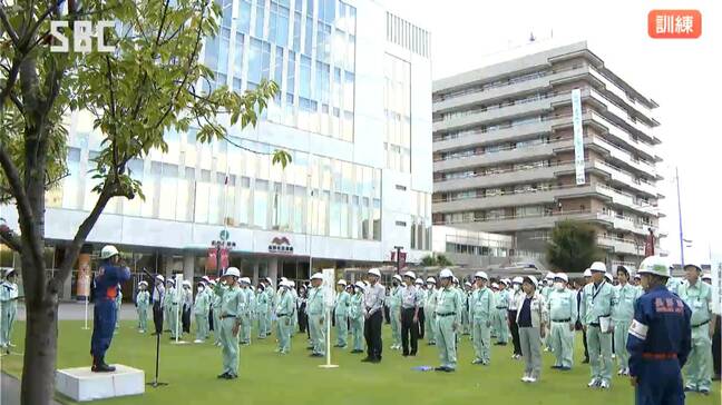 地震による火災の発生を想定　長野市役所で防災訓練　避難誘導や初期消火の手順を確認|TBS NEWS DIG