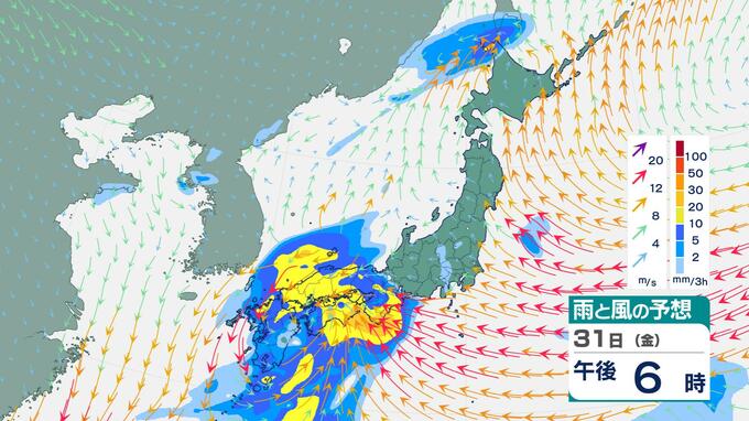 【天気】「西高東低」冬型強まる　31日(金)からは警報級大雨のおそれ|TBS NEWS DIG