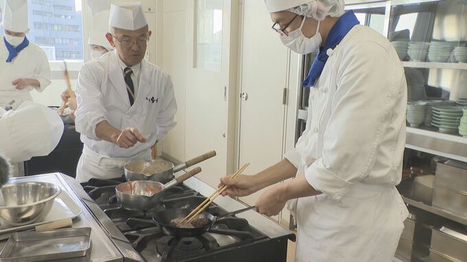 料理人を目指す学生　クジラ料理の実習　|　山口のニュース・天気・防災｜tys NEWS｜ｔｙｓテレビ山口