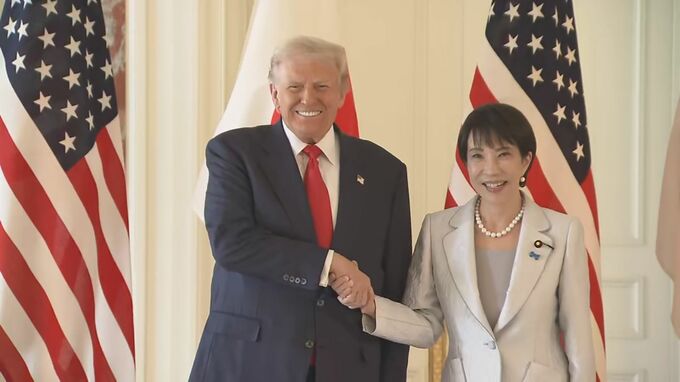 トランプ大統領 日米首脳会談で高市総理に祝意「最も偉大な総理の1人になろうだろう」