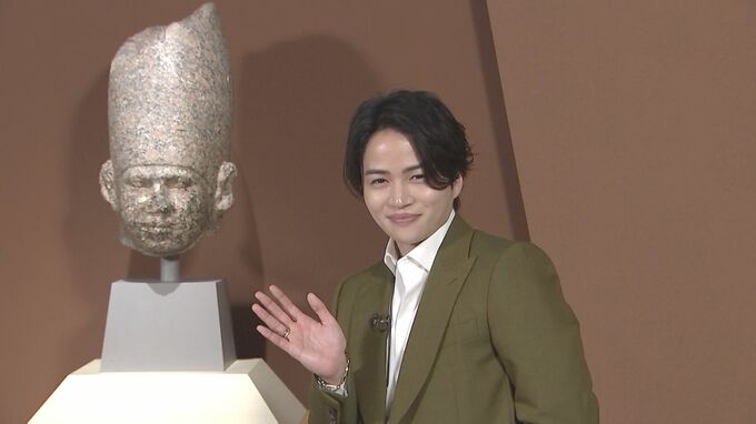 【菊池風磨】 ”クフ王” とまさかのツーショット　古代エジプトに「生で見たくなりました」興味深まる|TBS NEWS DIG