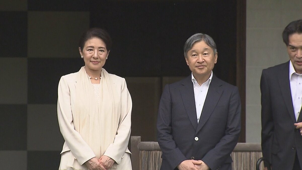 天皇皇后両陛下 京都で「桂離宮」へ 広大な日本庭園をじっくり鑑賞