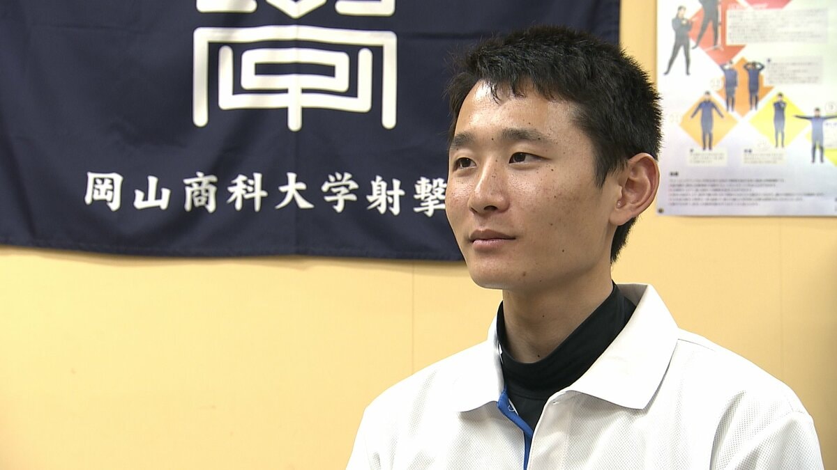 【国スポ】射撃・中山惇之丞選手（岡山商科大）が3連覇　アジア大会に弾み