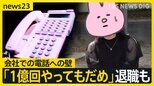 【work23】“電話恐怖症”「電話する機会がない」「失敗したら」 SNS世代が抱える会社での電話への壁　通話を原則禁止の企業も…【news23】|TBS NEWS DIG