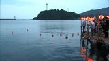 灯ろうを海に流して先祖を供養　土々呂流れ灌頂　|　MRTニュース ｜ ＭＲＴ宮崎放送