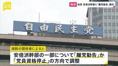 【独自】安倍派幹部に「離党勧告」検討　自民党、派閥の裏金事件受け　二階氏の処分は見送り| TBS CROSS DIG with Bloomberg