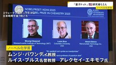「人類に大きな利益」2023年ノーベル化学賞は「量子ドット」発見のアメリカの研究者ら3人　LEDや医療現場でも活用、次世代ディスプレイへの応用など期待| TBS CROSS DIG with Bloomberg