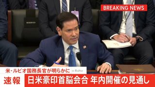 日米豪印首脳会合 年内開催の見通し　米国務長官が明らかに　2024年以来の開催へ| TBS CROSS DIG with Bloomberg