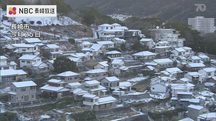 長崎】雪の影響とみられる事故 2日で500件超 | 長崎のニュース | 天気