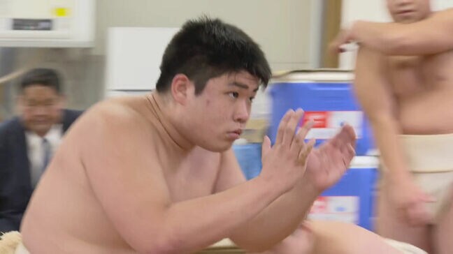 「関取になれるような力士になりたい」福岡県中間市の高校生 秀ノ山部屋に入門が決まり決意を語る|TBS NEWS DIG