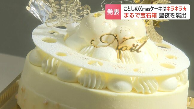 2025年のクリスマスケーキは“キラキラ”!百貨店の予約ケーキが早くもメディア公開 1万5000円の宝石のようなケーキも|TBS NEWS DIG