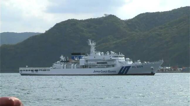 尖閣諸島の領海警備も　新造巡視船「あまみ」名瀬港初入港　二代目は北朝鮮工作船と銃撃戦　鹿児島|TBS NEWS DIG