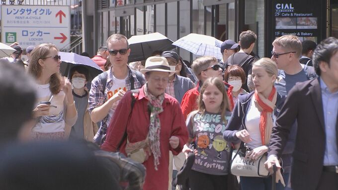 5月の外国人旅行者が過去最多の約304万人　3か月連続で300万人超え　年間でも過去最多ペースを維持　|TBS NEWS DIG