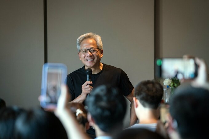 米エヌビディアのフアン氏、中国訪問を計画－市場再開を巡り注目