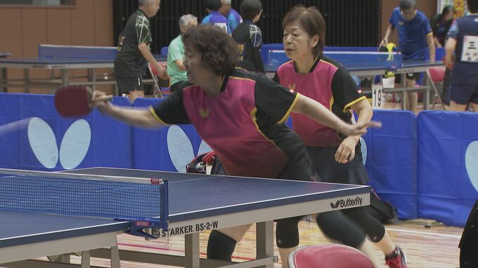 参加条件は４５歳以上　年を重ねても輝く「プラチナ卓球大会」　山口・柳井|TBS NEWS DIG