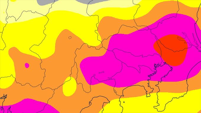 【関東甲信】警報級の大雨の可能性も　5日にかけ雷を伴った激しい雨が降り、大雨のおそれ　【雨と風のシミュレーション・発雷確率】　|　山梨のニュース | ＵＴＹテレビ山梨