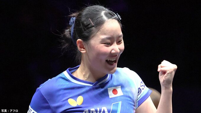 張本美和が初優勝！完全アウェーも、世界ランク5位蒯曼とのフルゲーム制す【卓球WTTチャンピオンズ】|TBS NEWS DIG